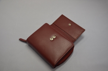 Preview: Damenbörse “Lemondo” cherry mit "Cryptalloy" RFID Ausleseschutz