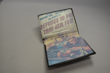 Preview: Geldbörse „Sixties“ schwarz | ohne Kleingeldfach