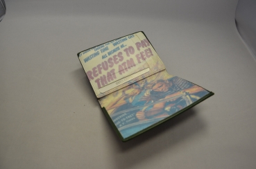 Preview: Geldbörse „Sixties“ grün | ohne Kleingeldfach