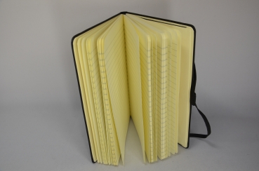 Preview: Notizbuch | DINA5 in schwarzem Handcover