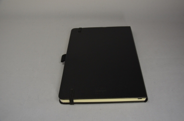 Preview: Notizbuch | DINA5 in schwarzem Handcover