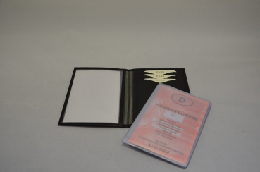 Preview: Ausweismäppchen "One side open" I schwarz