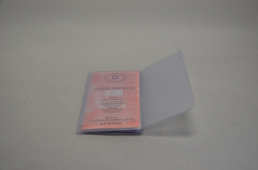 Ausweismäppchen "One side open" I schwarz