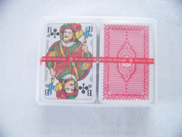 Rommékartenspiel - ohne Prägung