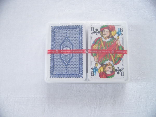 Rommékartenspiel - ohne Prägung