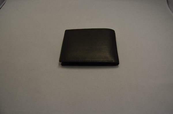 Linkshänder Kombibörse - Querformat | schwarz mit RFID-Schutz