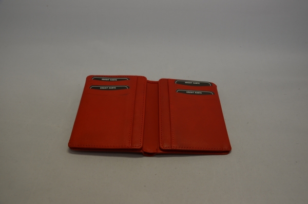 Ausweismäppchen "Checky" I rot