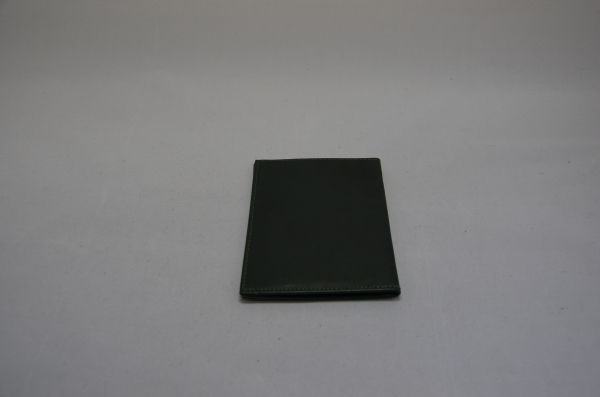 Ausweismäppchen "One side open" I dunkelgrün